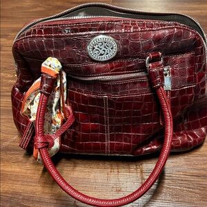 Elegant Brighton Women's Bag with scarf. Great for fall!